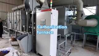 1日500～800KGで木炭を早く作る