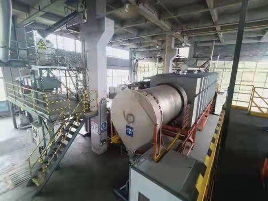 木材産業のための水冷却システムを持つ効率的な連続炭化炉