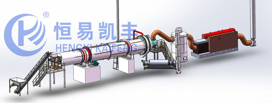 完全にカスタマイズされた炭素活性化炉 PLC自動制御 大量生産能力